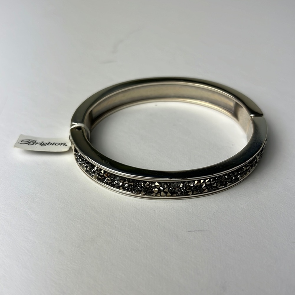NWT Brighton silver Swarovski hinge bracelet
